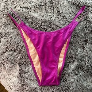 Victoria’s Secret shine strap brazilian bikini bottom